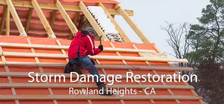  Storm Damage Restoration Rowland Heights - CA