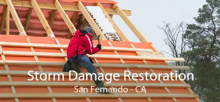  Storm Damage Restoration San Fernando - CA